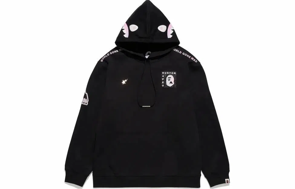 A BATHING APE x BURTON Shark Mouth Hoodie