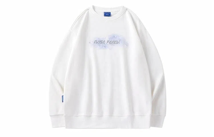 LAMLICKA x Nasapanda Retro Crewneck Sweatshirt White