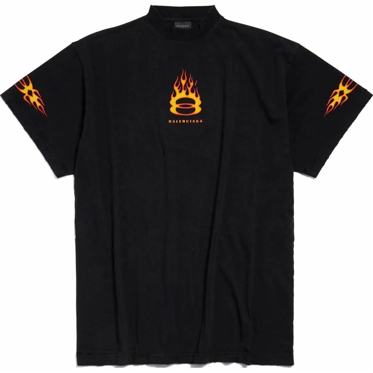 Balenciaga SS24 Flame Logo T-Shirt
