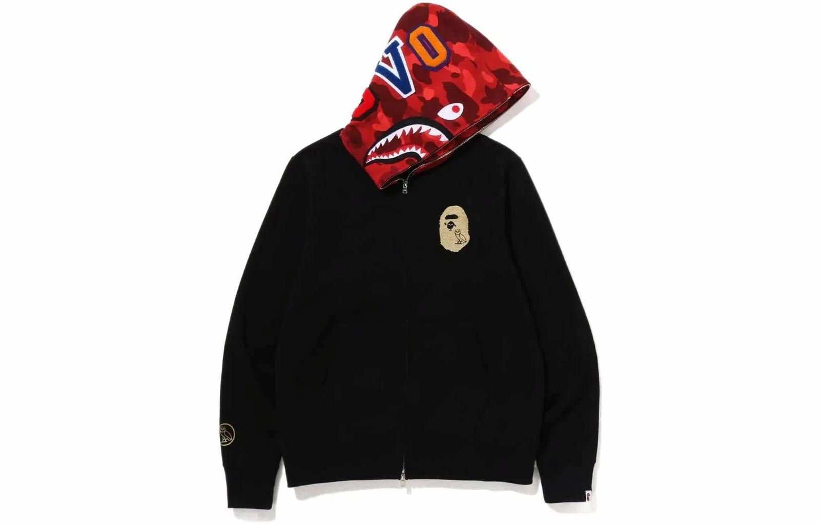 BAPE x OVO Shark Full Zip Hoodie