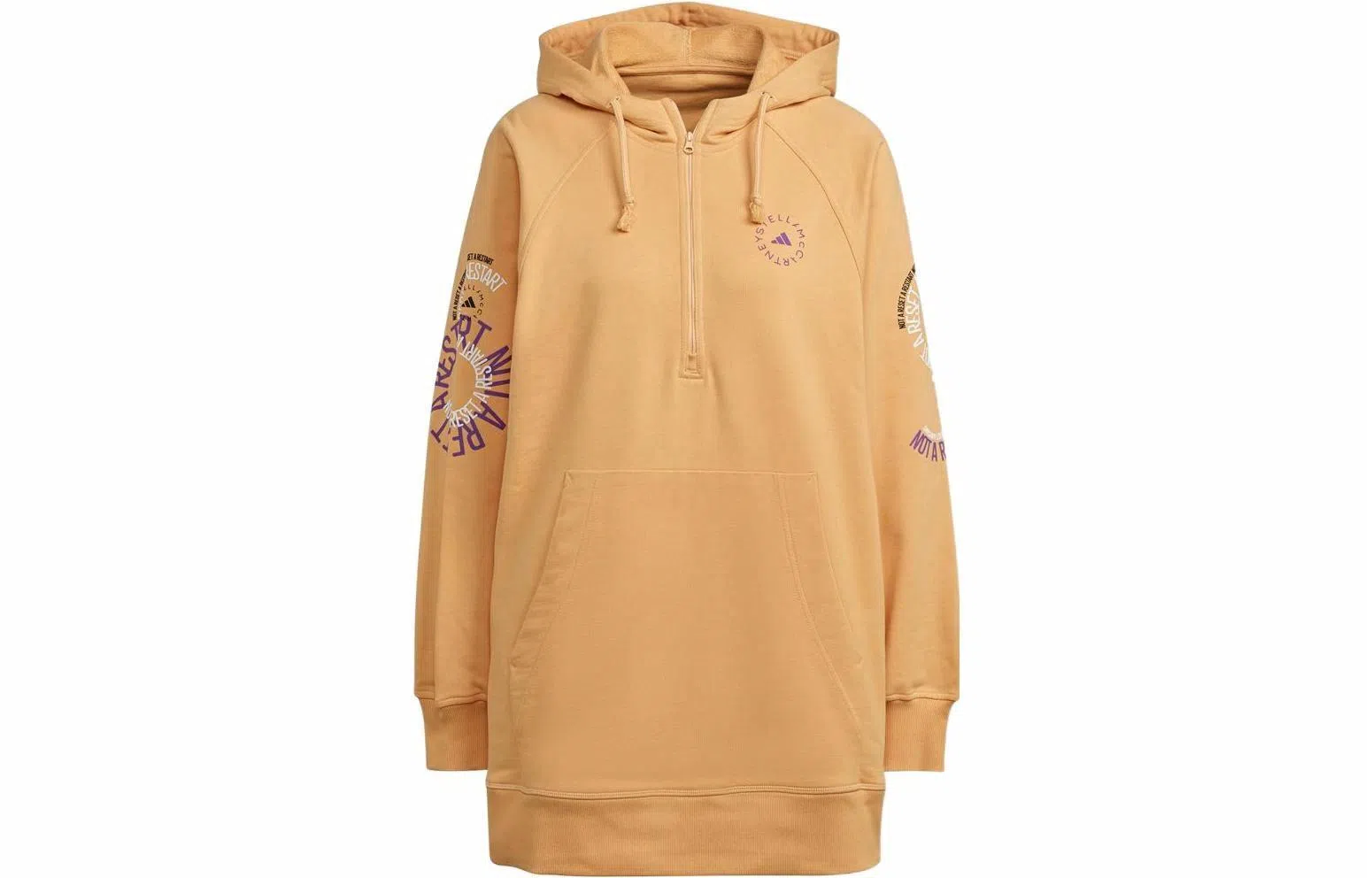adidas Stella McCartney FW22 Logo Hoodie Khaki