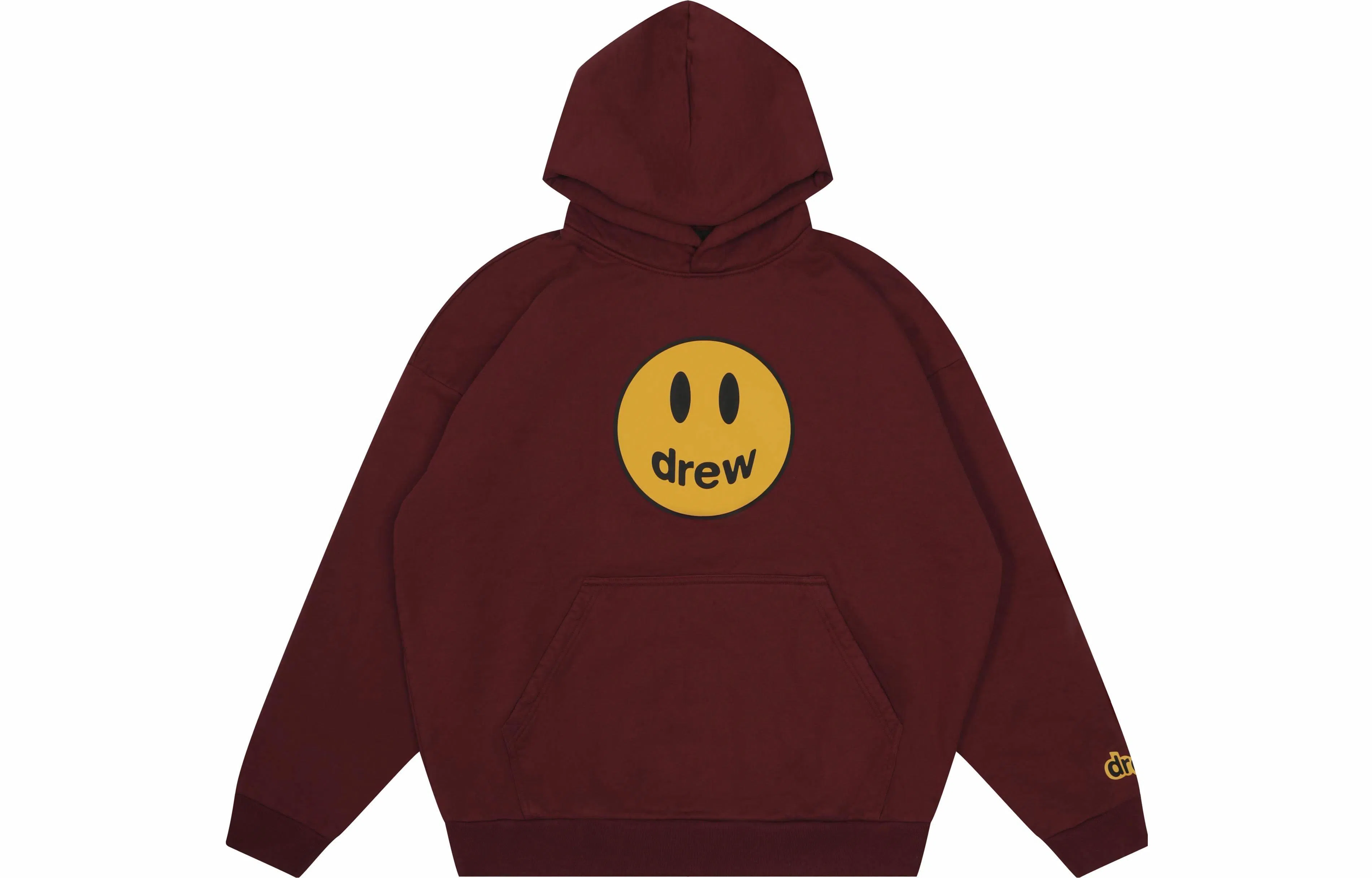 Drew House Mascot Oversized Hoodie Burgundy