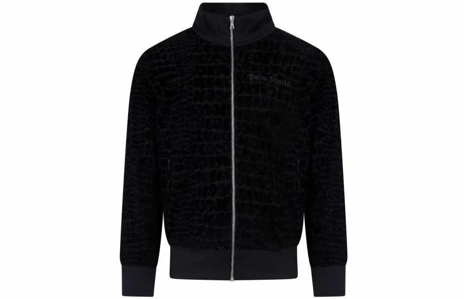 Palm Angels FW22 Zip-Up Sweatshirt Black