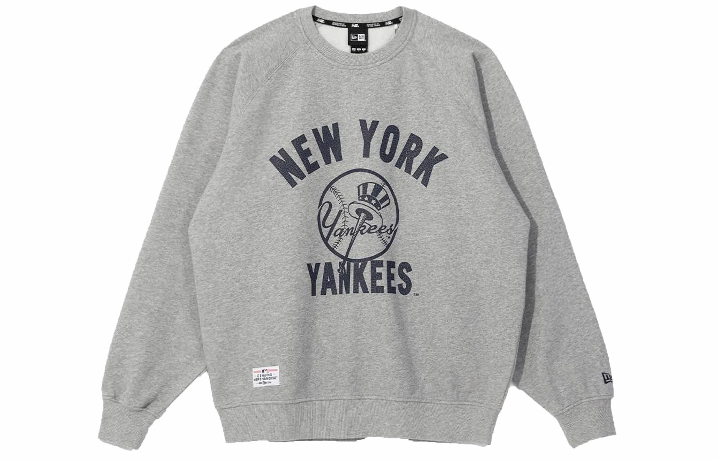 New Era x MLB FW23 Yankees Crewneck Sweatshirt Gray