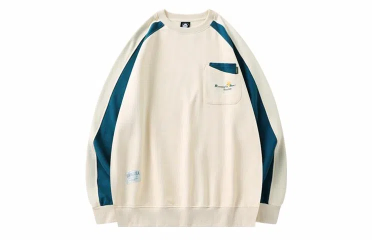 LAMLICKA Logo Pullover Sweatshirt Beige