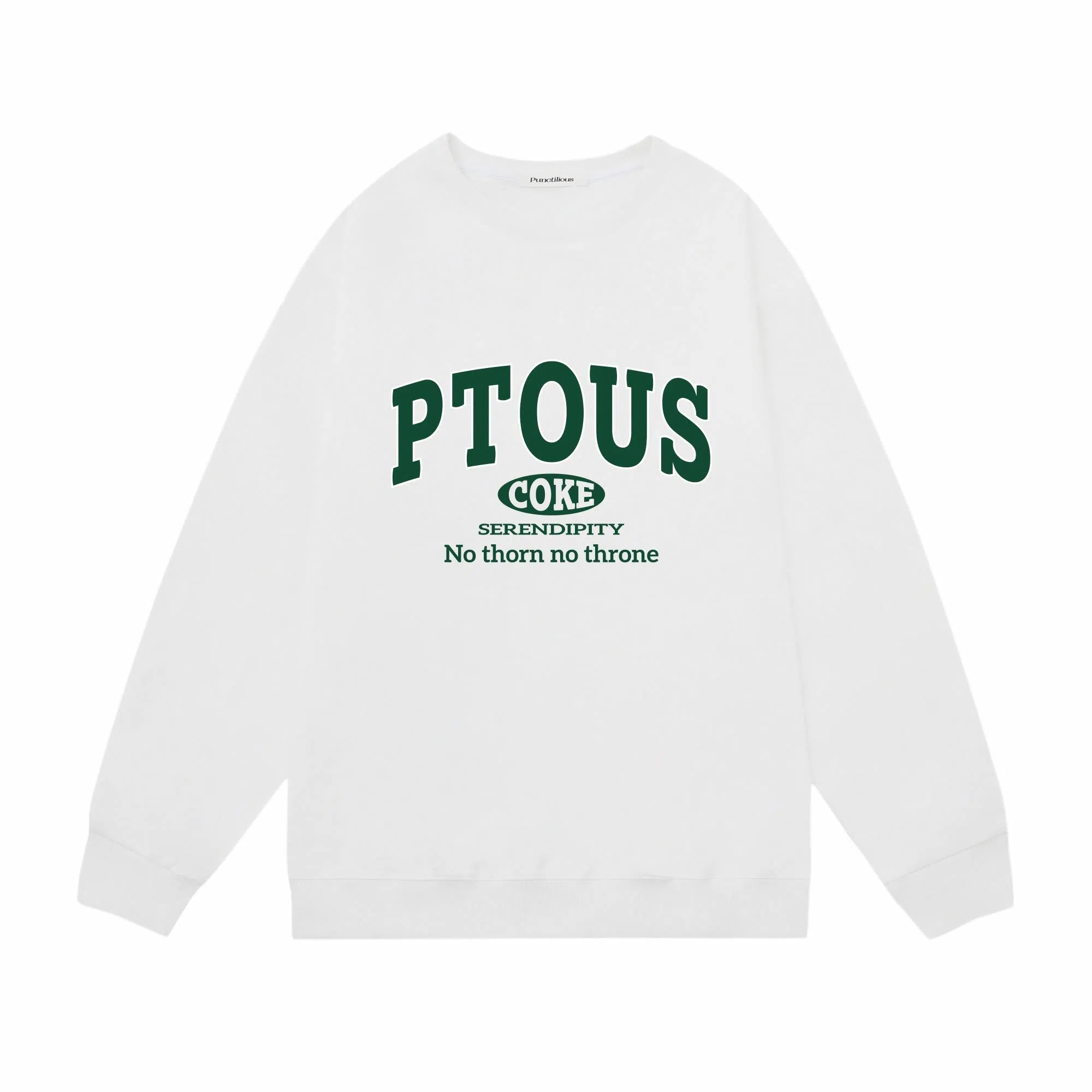 PUNCTILIOUS Logo Print Sweatshirt