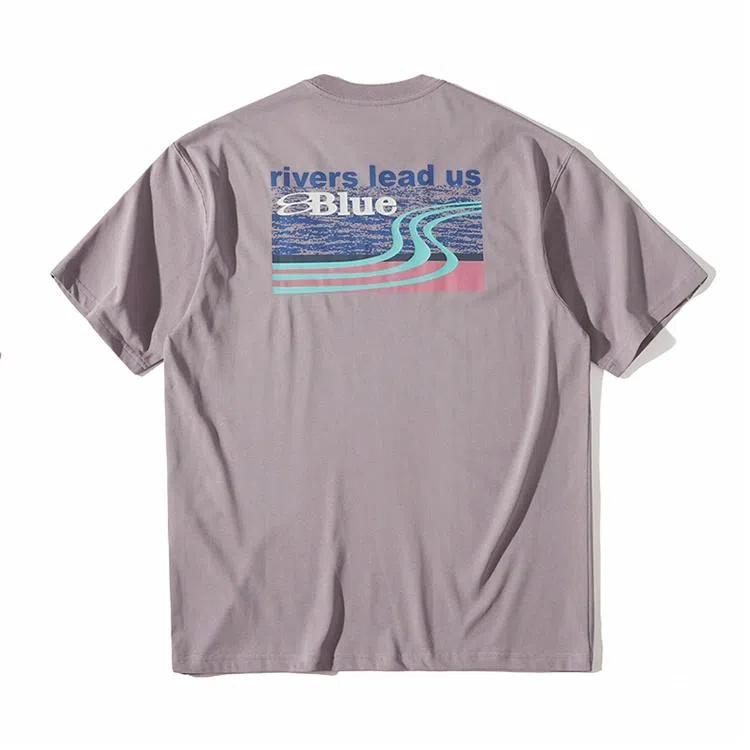 NOTHOMME Blue Print T-Shirt