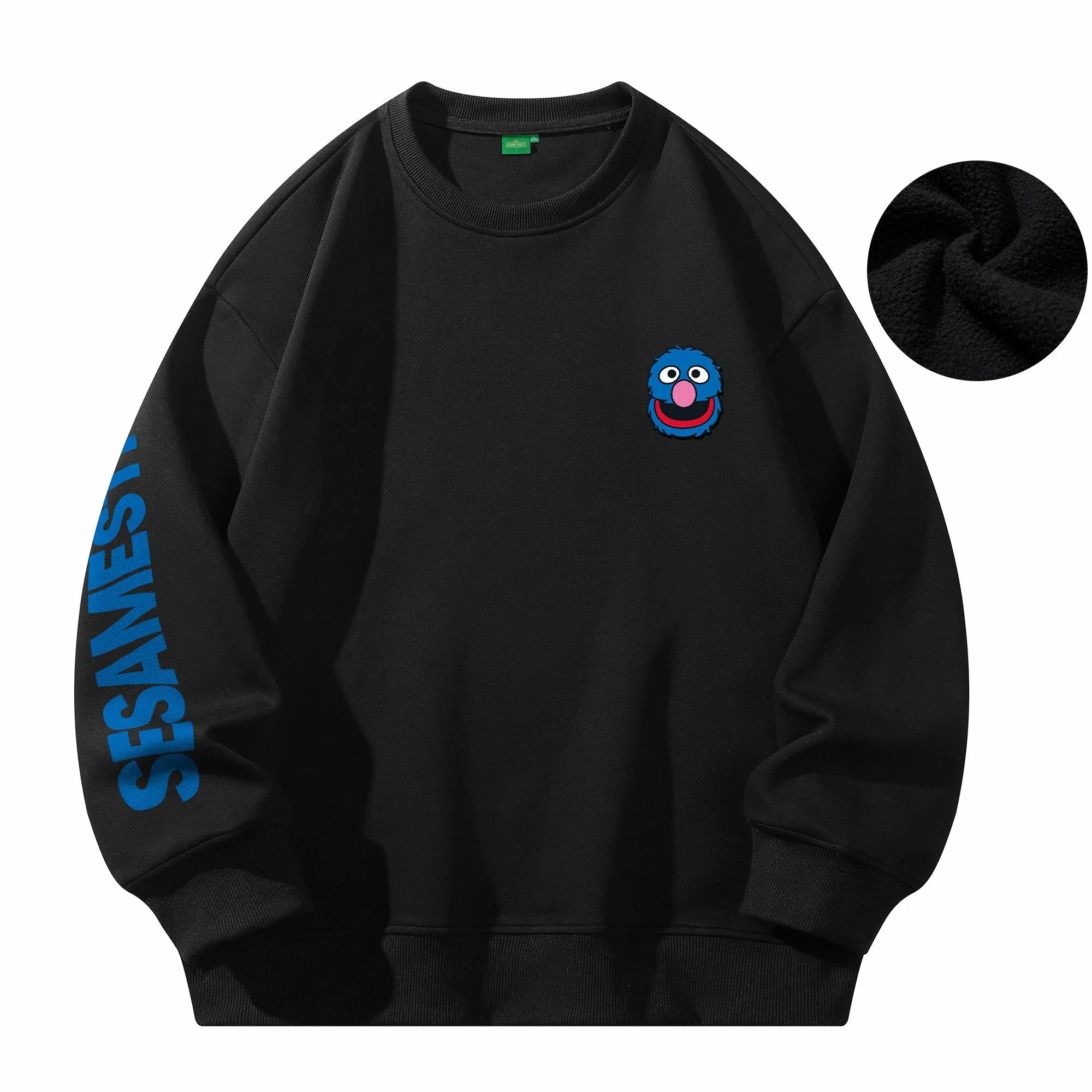 Sesame Street Logo Fleece Pullover Sweatshirt