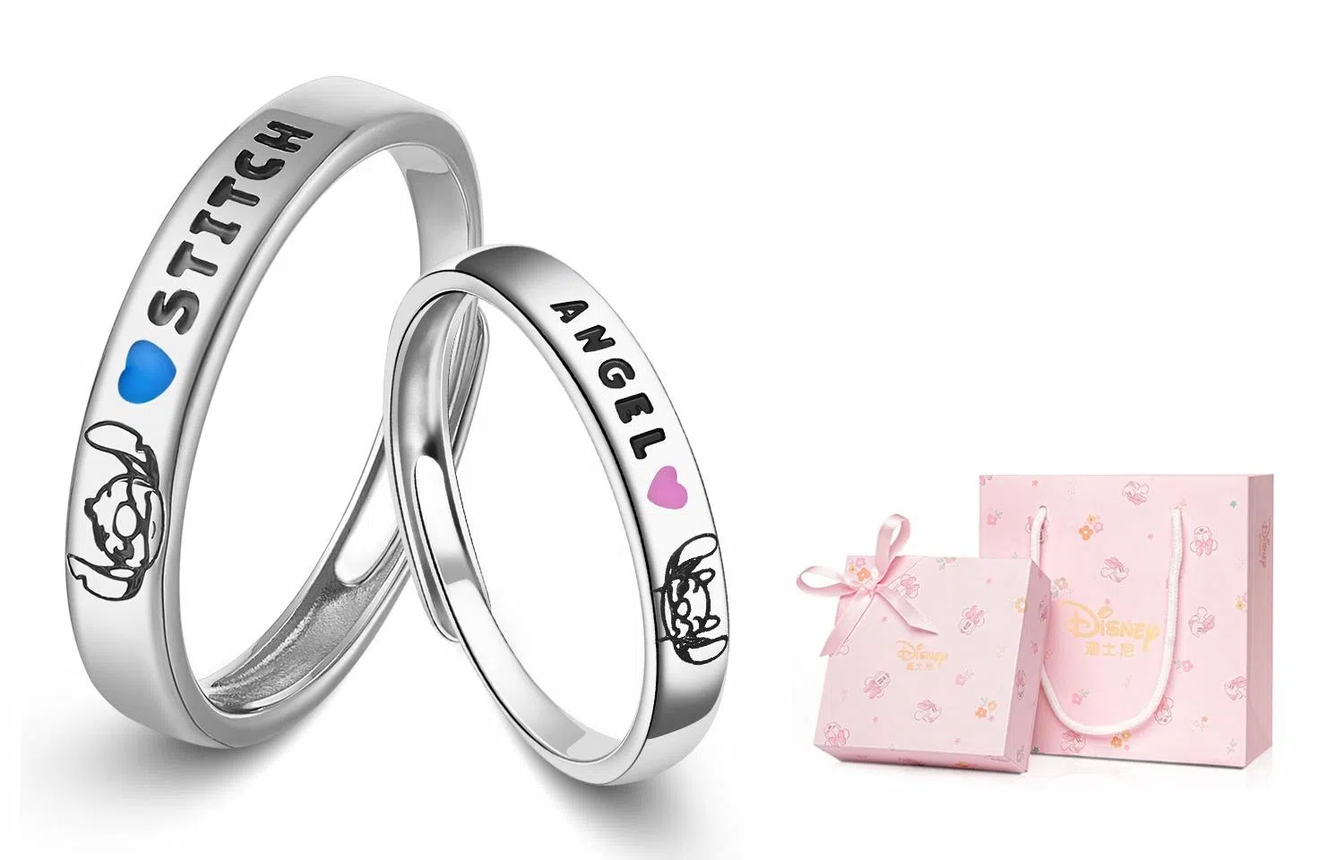 Disney Stitch S925 Silver Ring