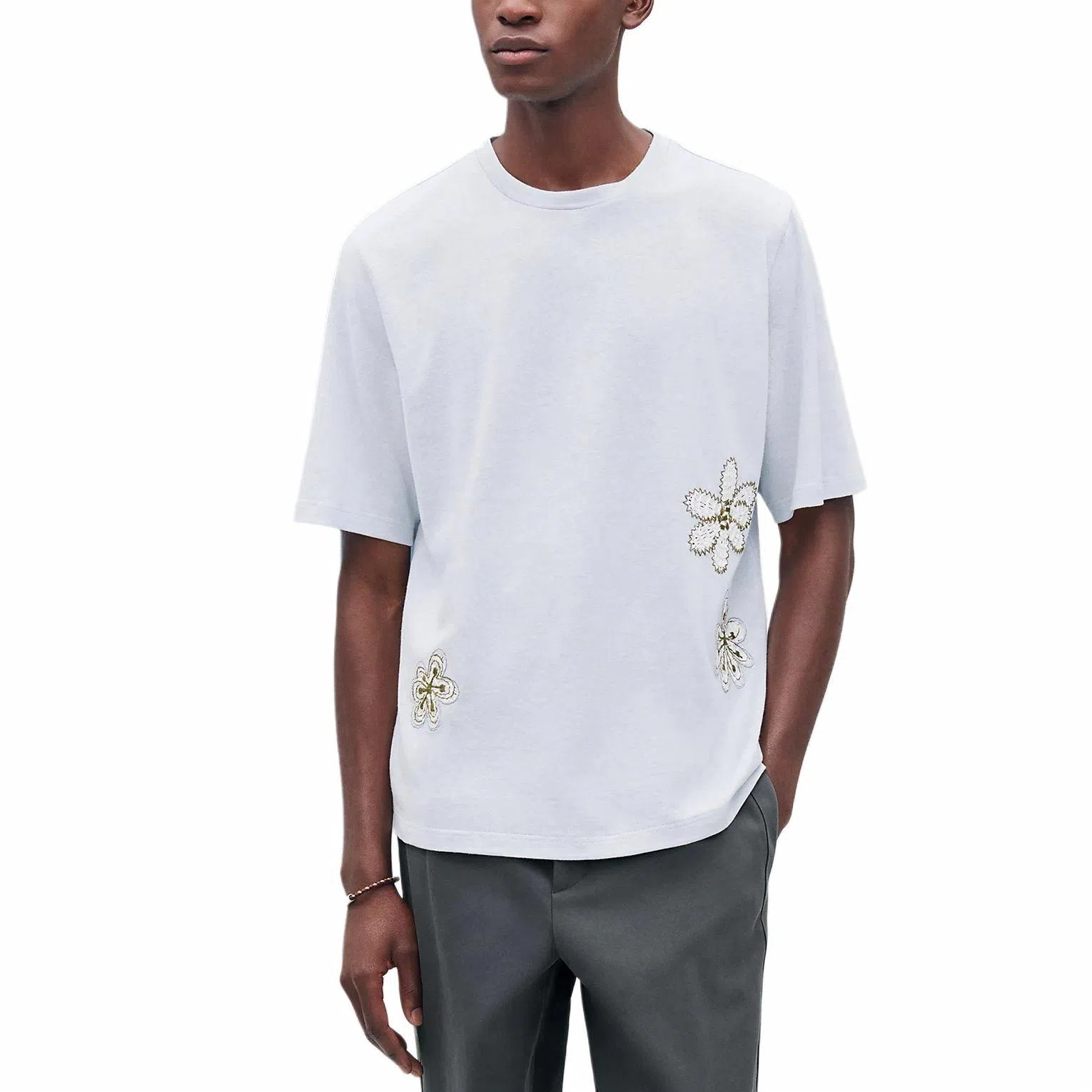 HERMES Fleurs zigzag T