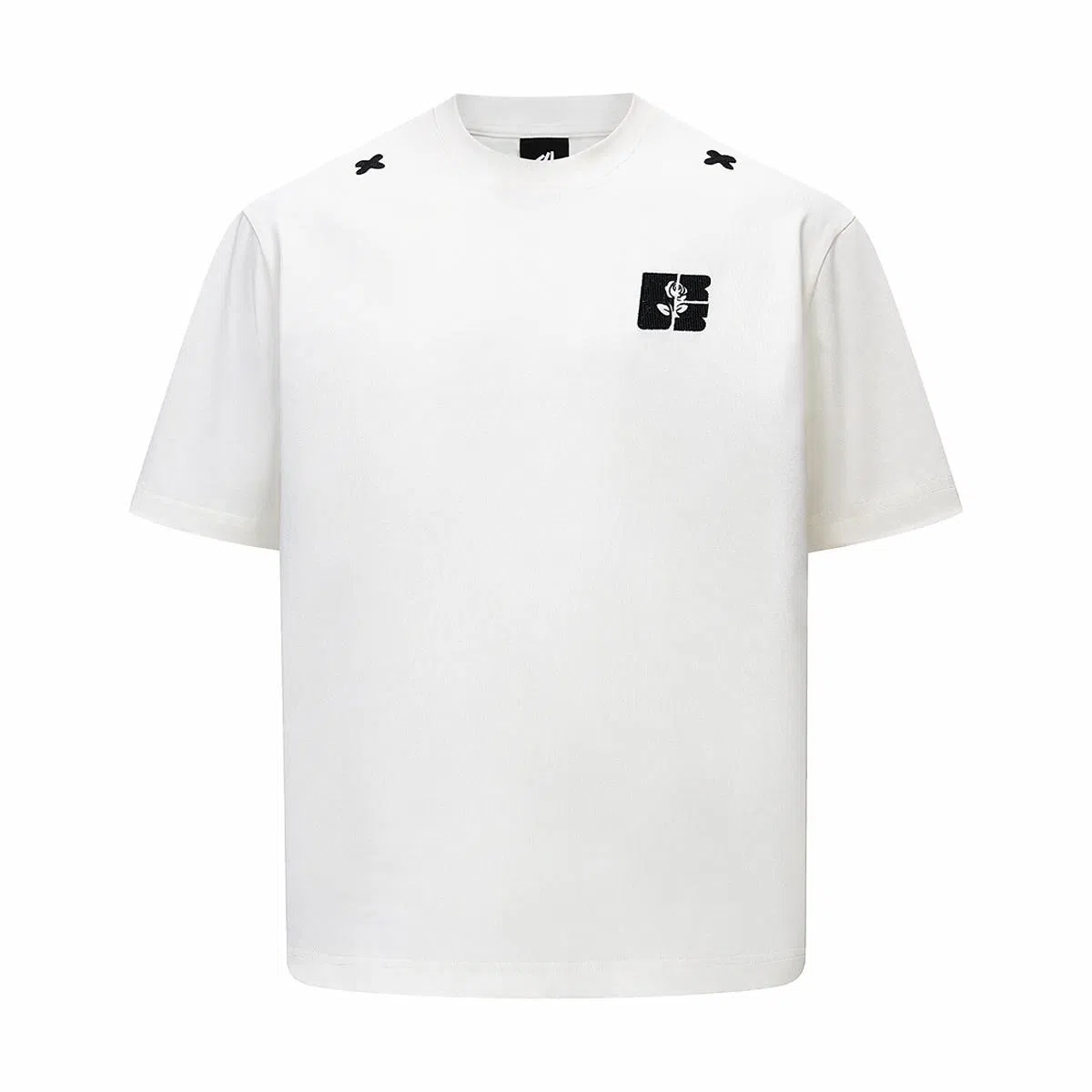 URS GGON Basic Loose Geometric Logo T-Shirt