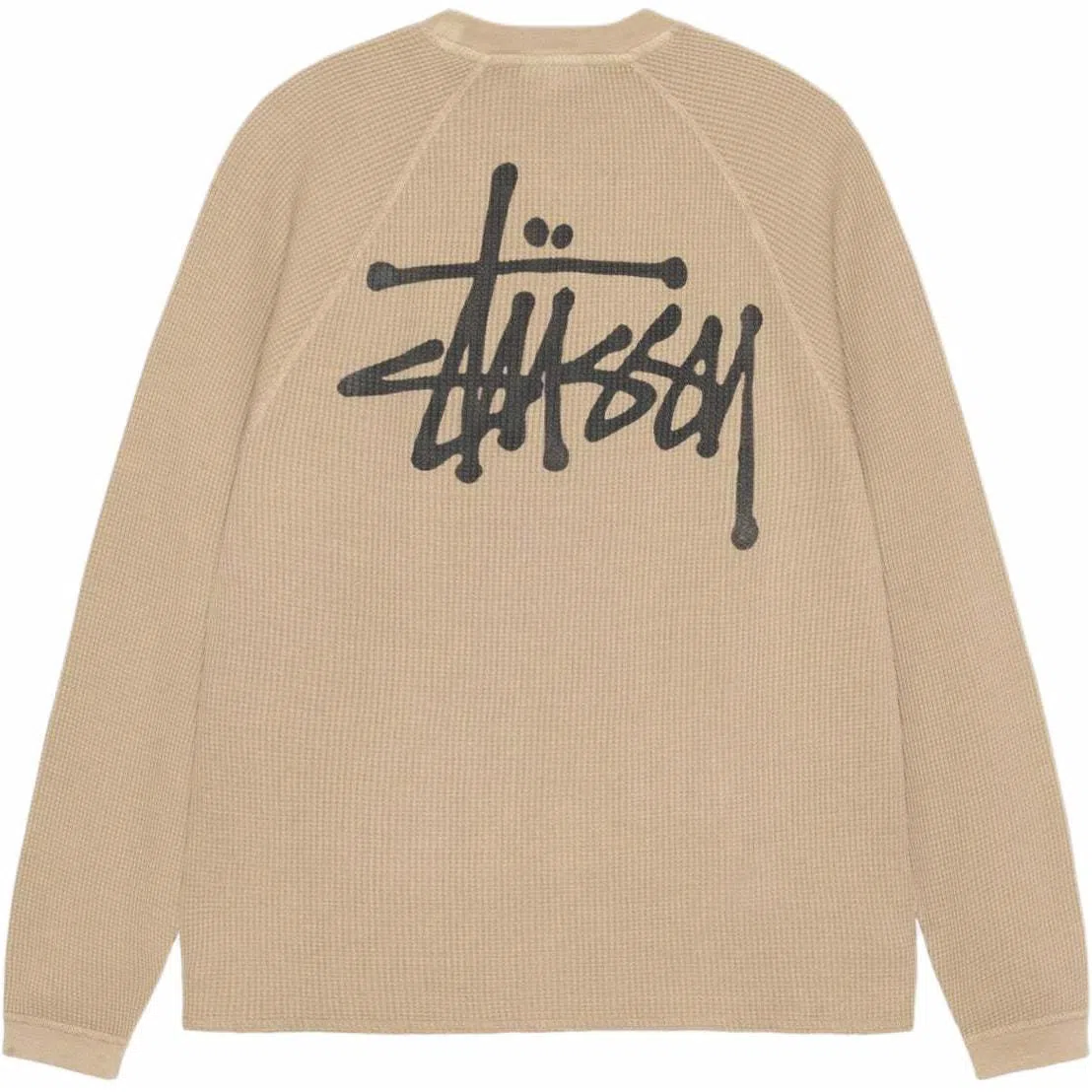 Stussy FW24 RAGLAN THERMAL LS CREW logoT