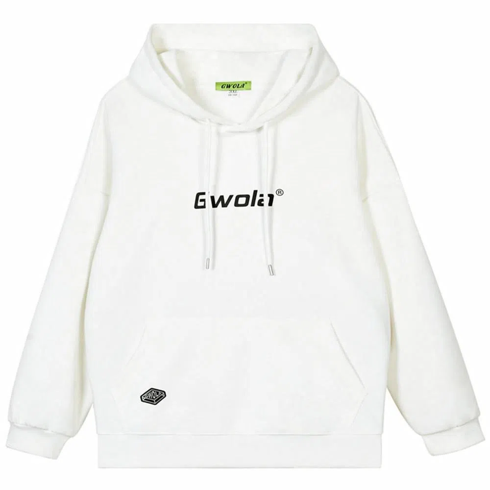 Gwola Logo Print Hoodie