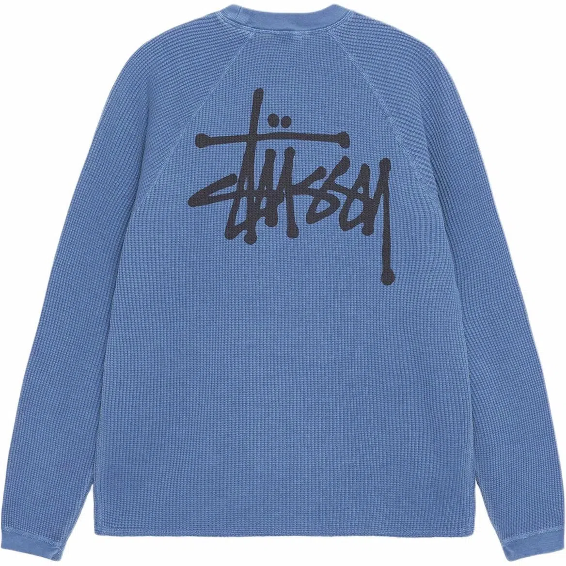 Stussy FW24 RAGLAN THERMAL LS CREW logoT