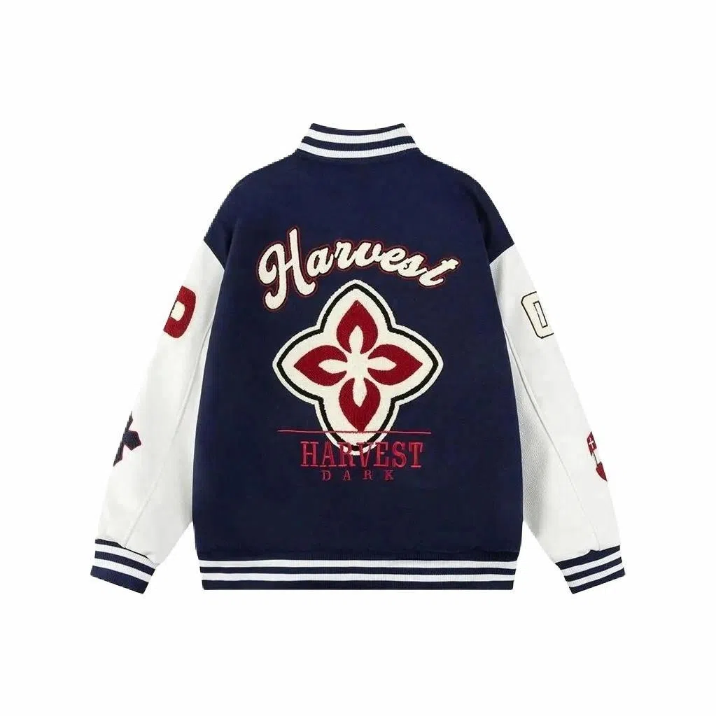 FALIAMS Vintage Street Baseball Jacket