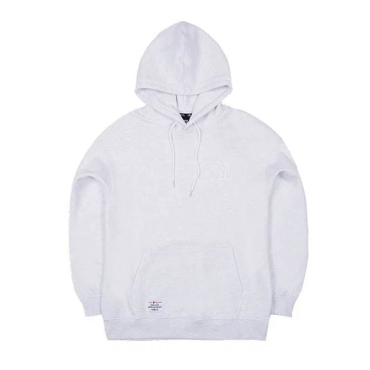 New Era Logo Hoodie Grey