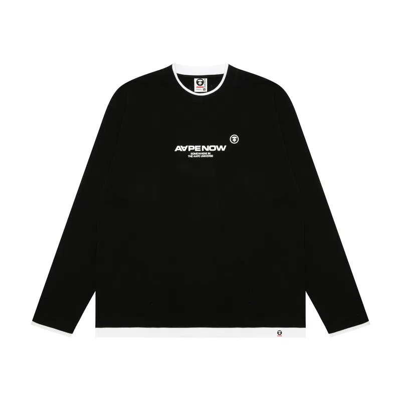 Aape Long Sleeve T-Shirt Black