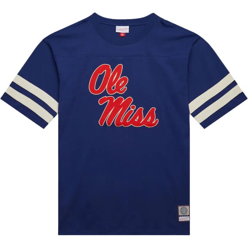 Mitchell Ness x NCAA Ole Miss Rebels Heavyweight Yoke T
