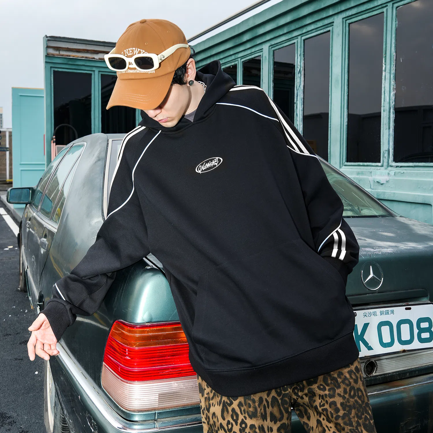 DOKI Retro Striped Hoodie