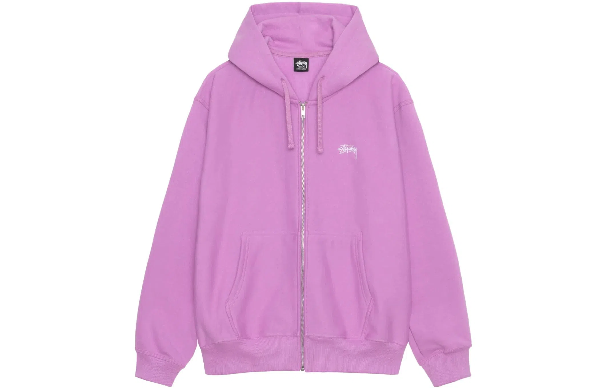 Stussy Stock Logo Zip Hoodie