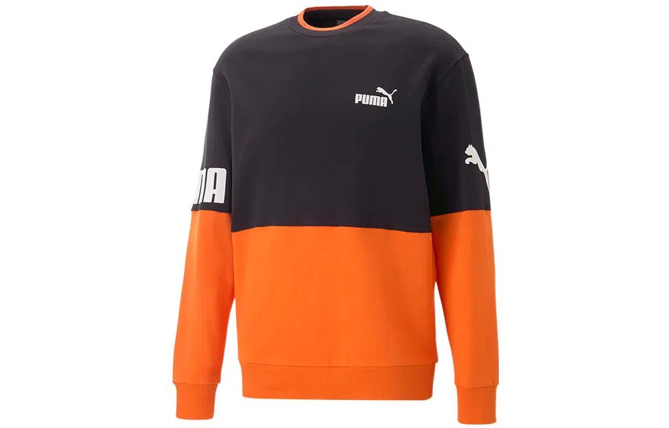 PUMA Power Colorblock Crew Orange