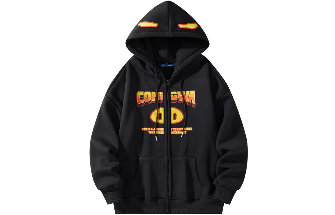 COMOWA Pig Letter Hoodie