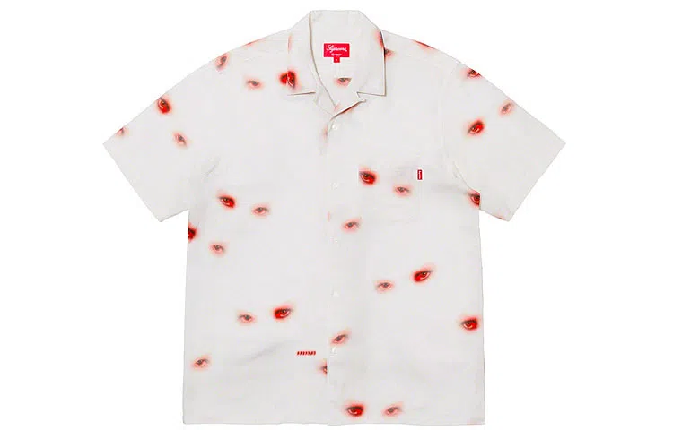 Supreme FW19 Week 1 Eyes Rayon SS Shirt