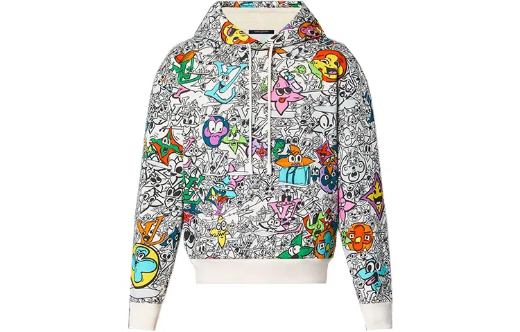 Louis Vuitton SS23 Graphic Hoodie White