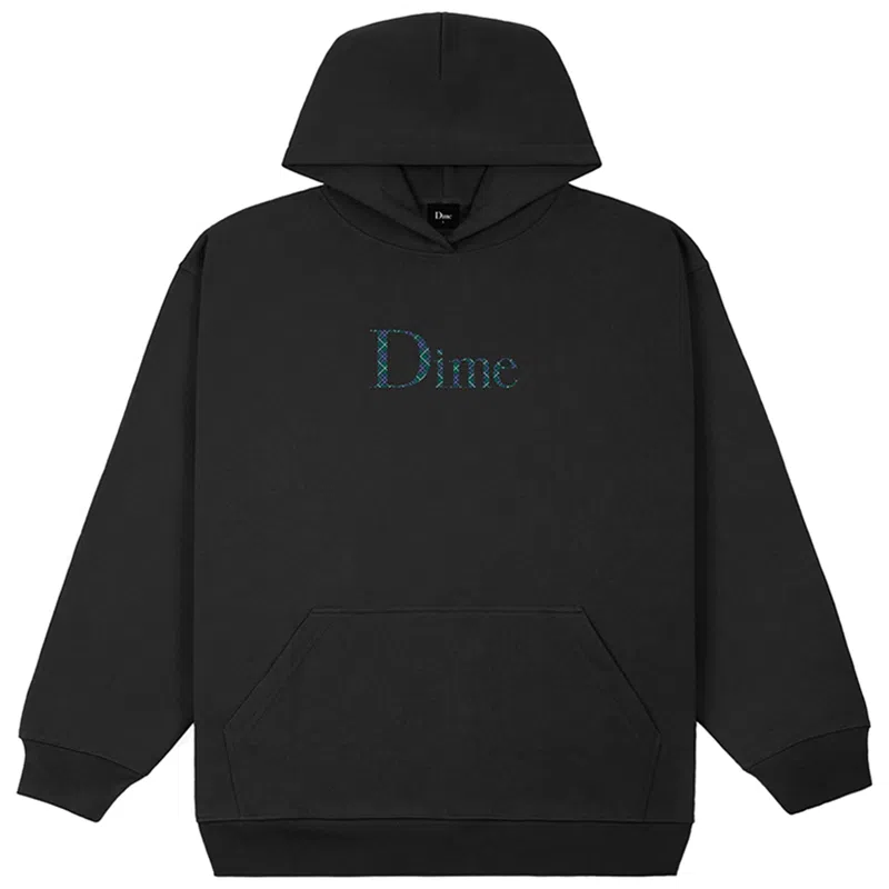 Dime MTL Plaid Logo Hoodie