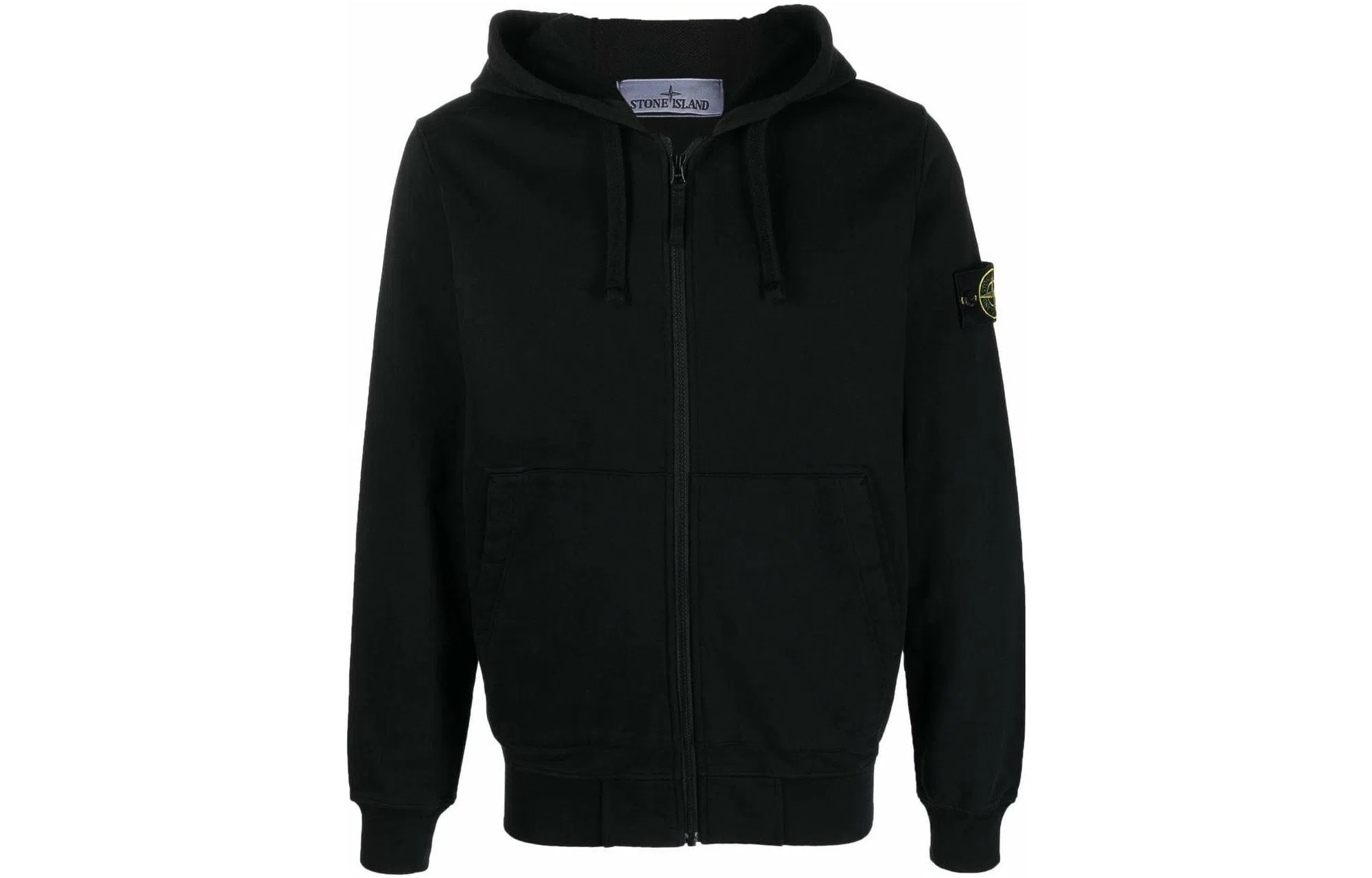 Stone Island SS23 Logo Hoodie Black