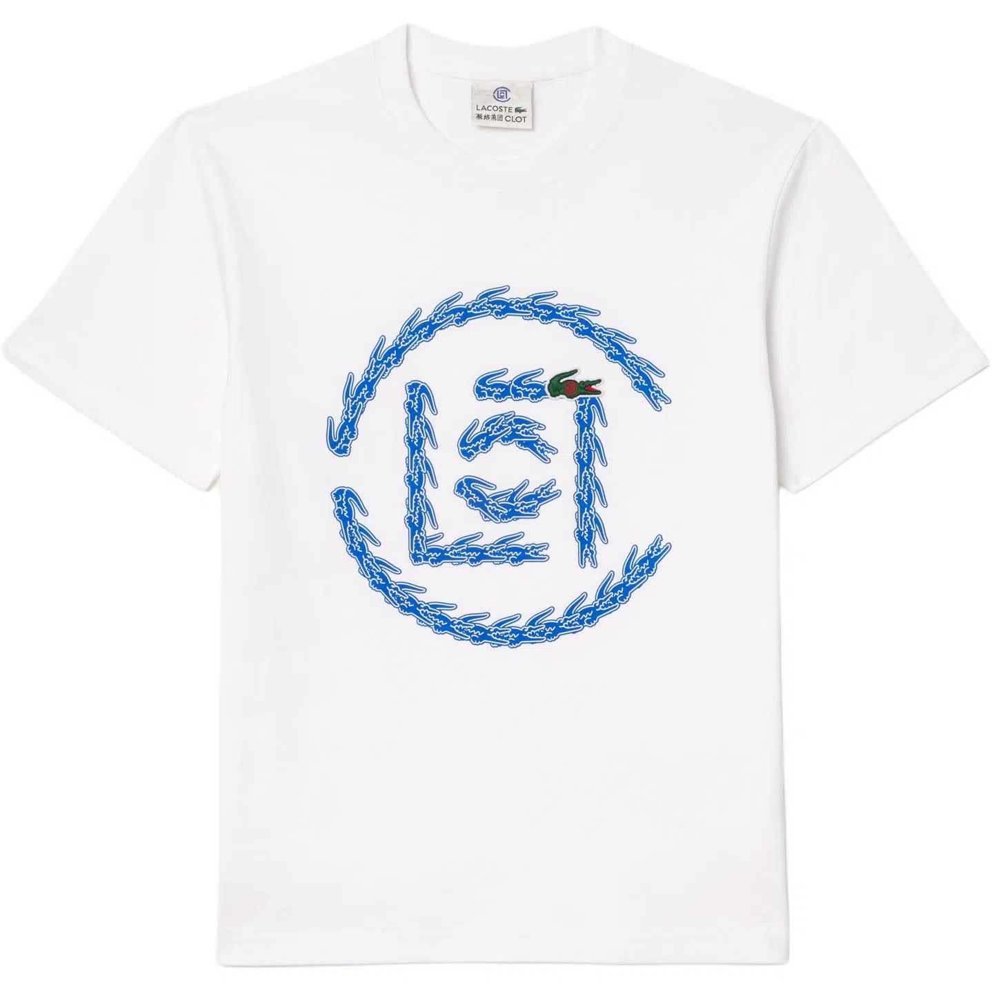 CLOT x LACOSTE FW24 White Tee