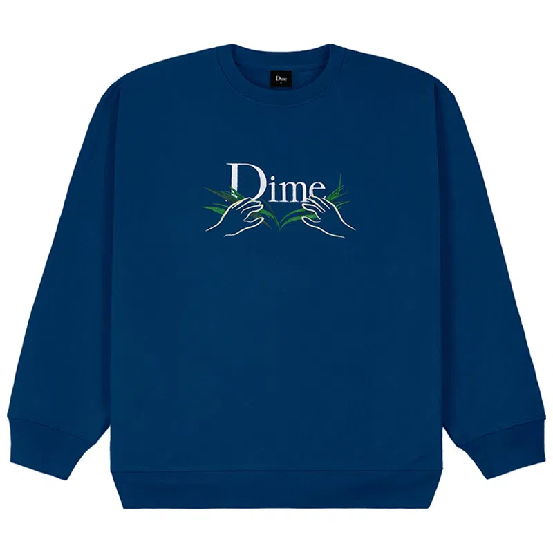 Dime MTL Embroidered Sweatshirt Navy