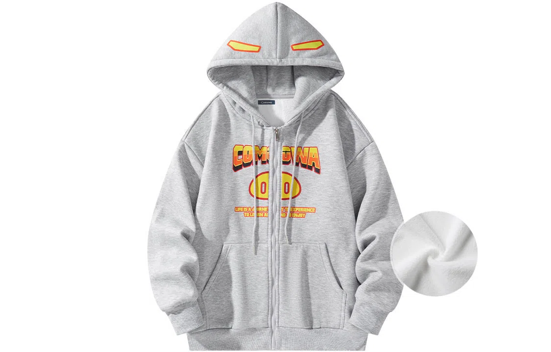COMOWA Pig Letter Hoodie
