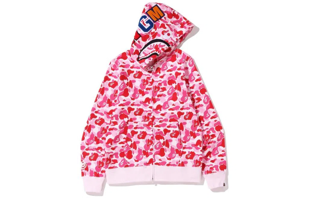 A BATHING APE SS23 Abc Camo Shark Hoodie