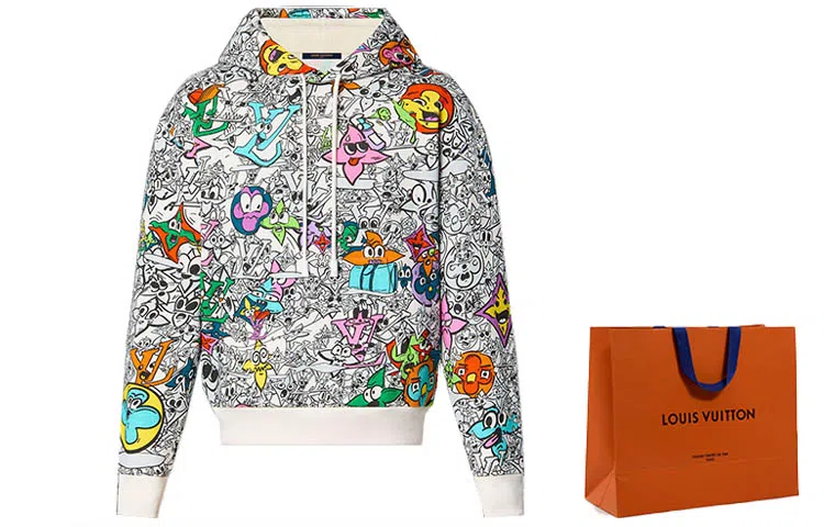 Louis Vuitton SS23 Graphic Hoodie White