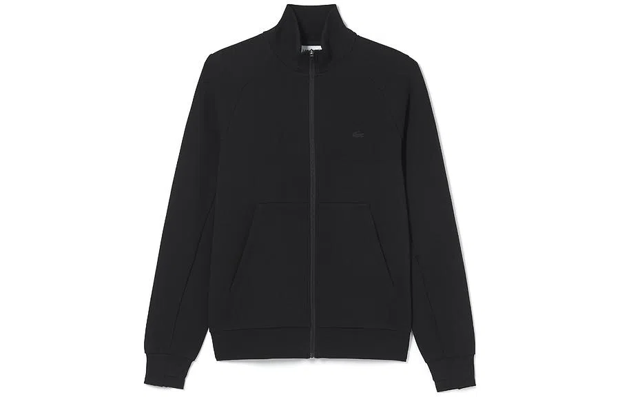 Lacoste Zip-Up Sweatshirt Black