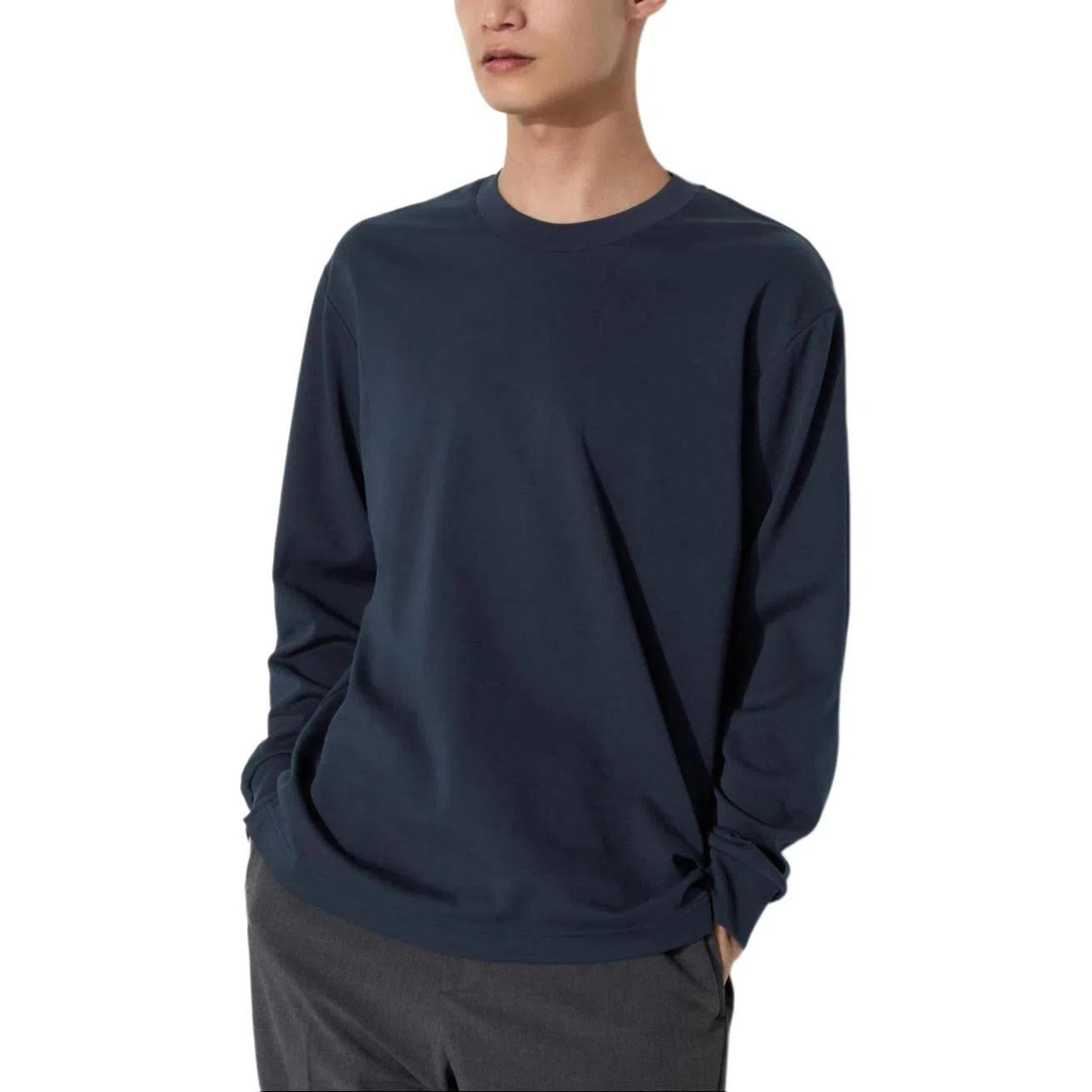 UNIQLO U Series Long Sleeve Tee Navy