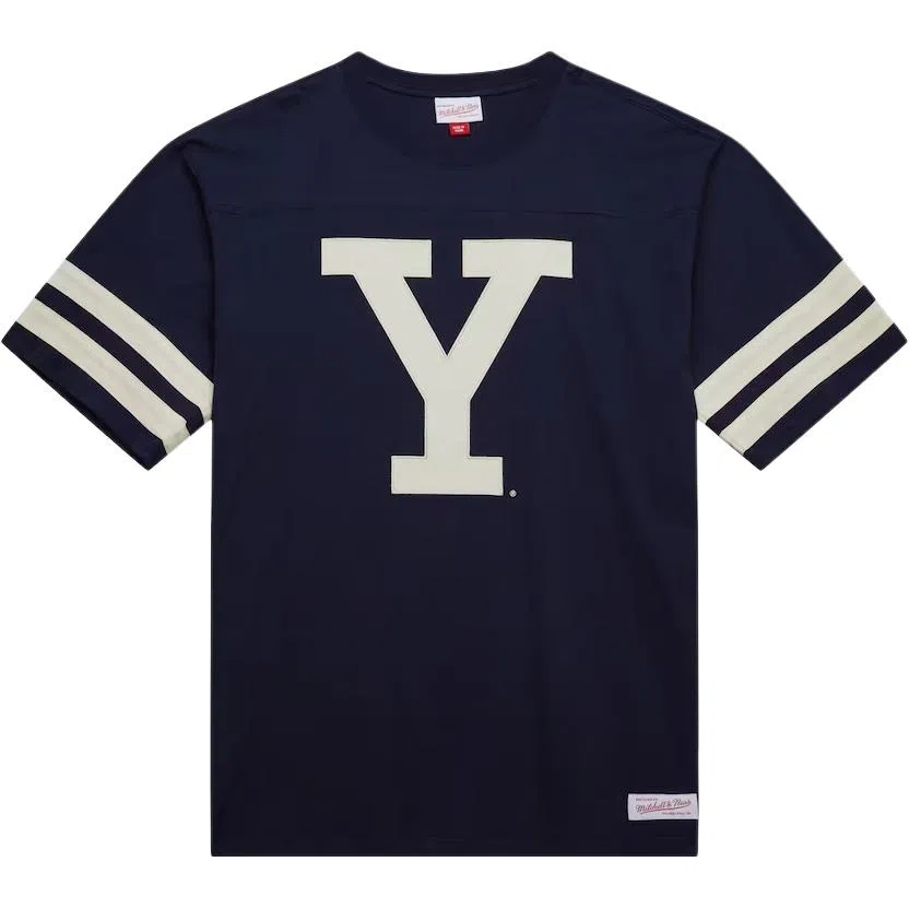 Mitchell Ness x NCAA Yale Bulldogs Vintage Logo Heavyweight Yoke T