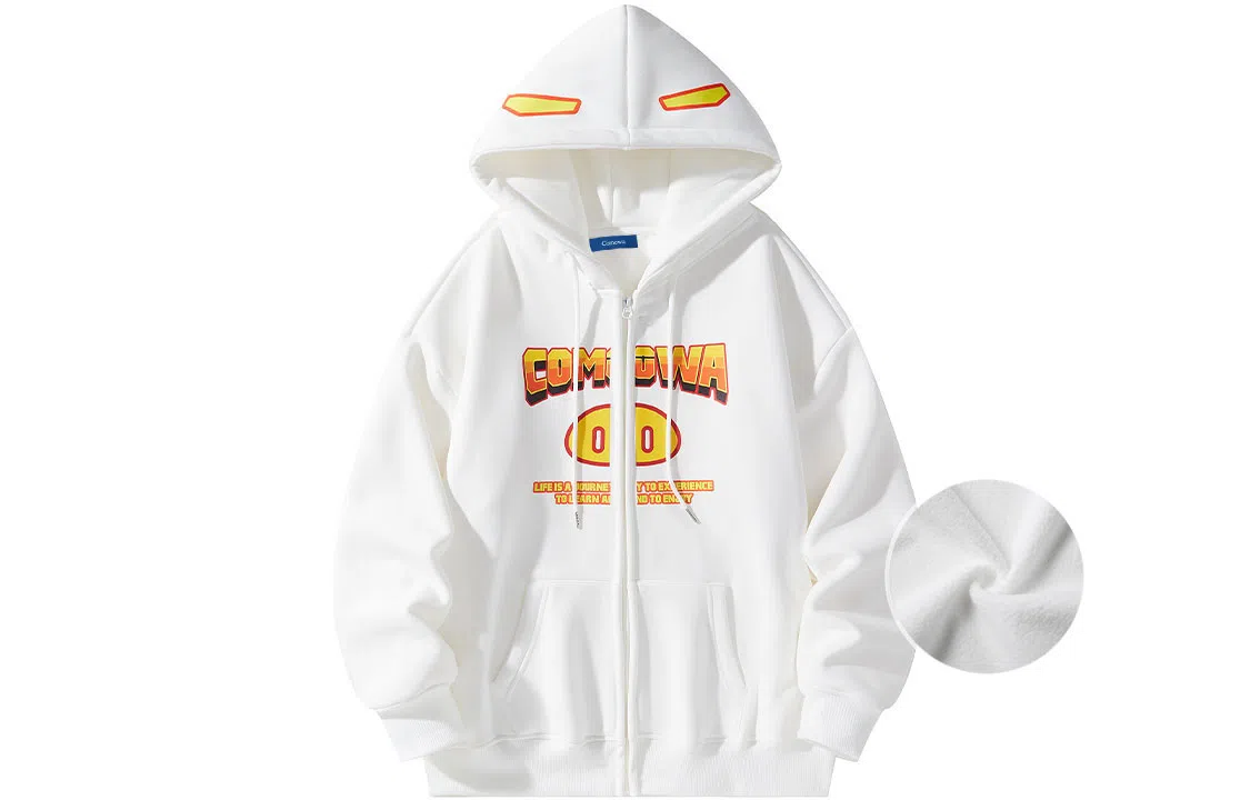 COMOWA Pig Letter Hoodie