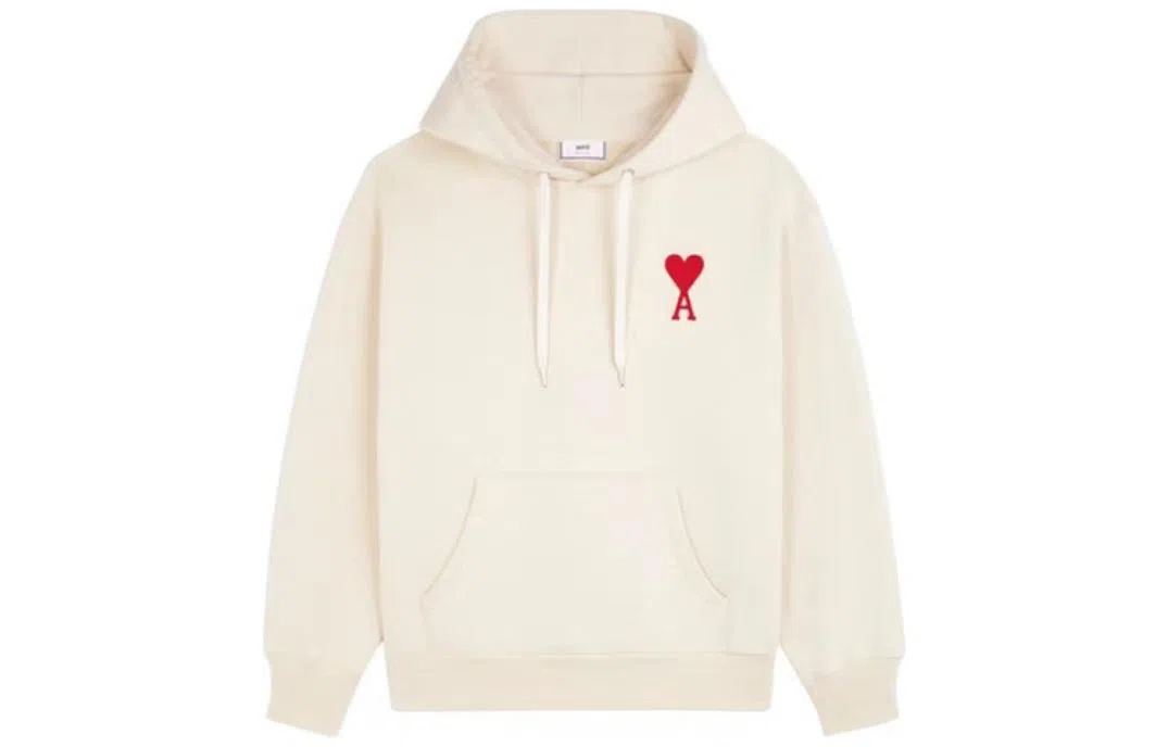 AMIPARIS FW22 Classic Logo Hoodie White