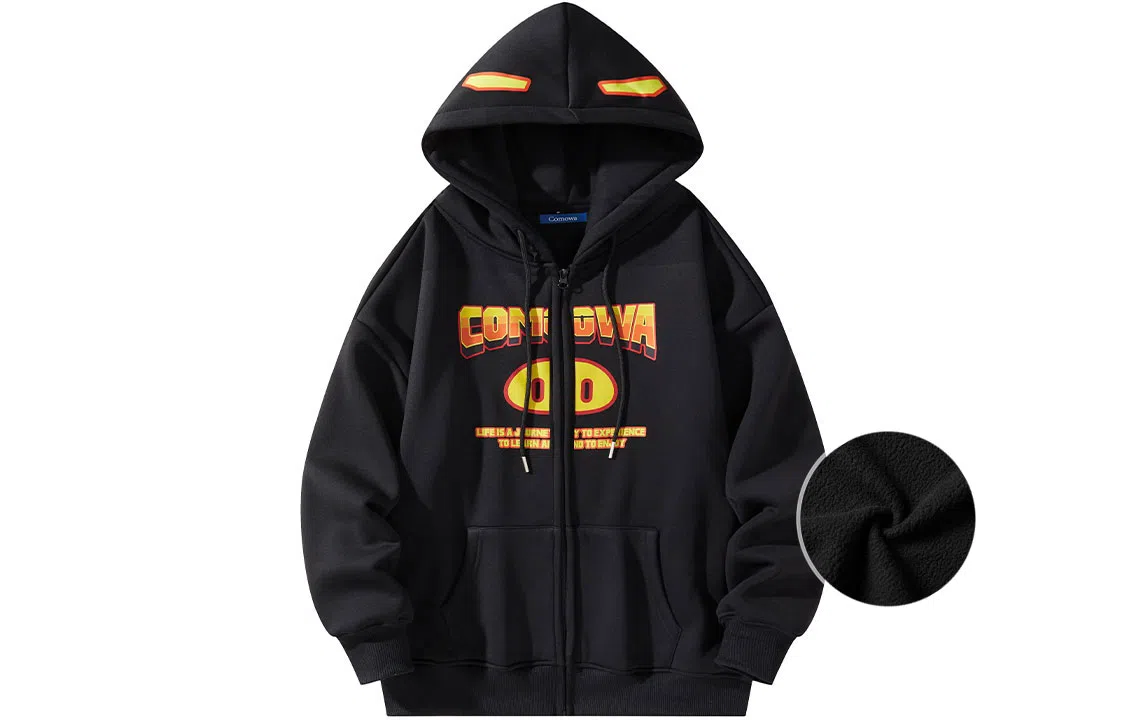 COMOWA Pig Letter Hoodie
