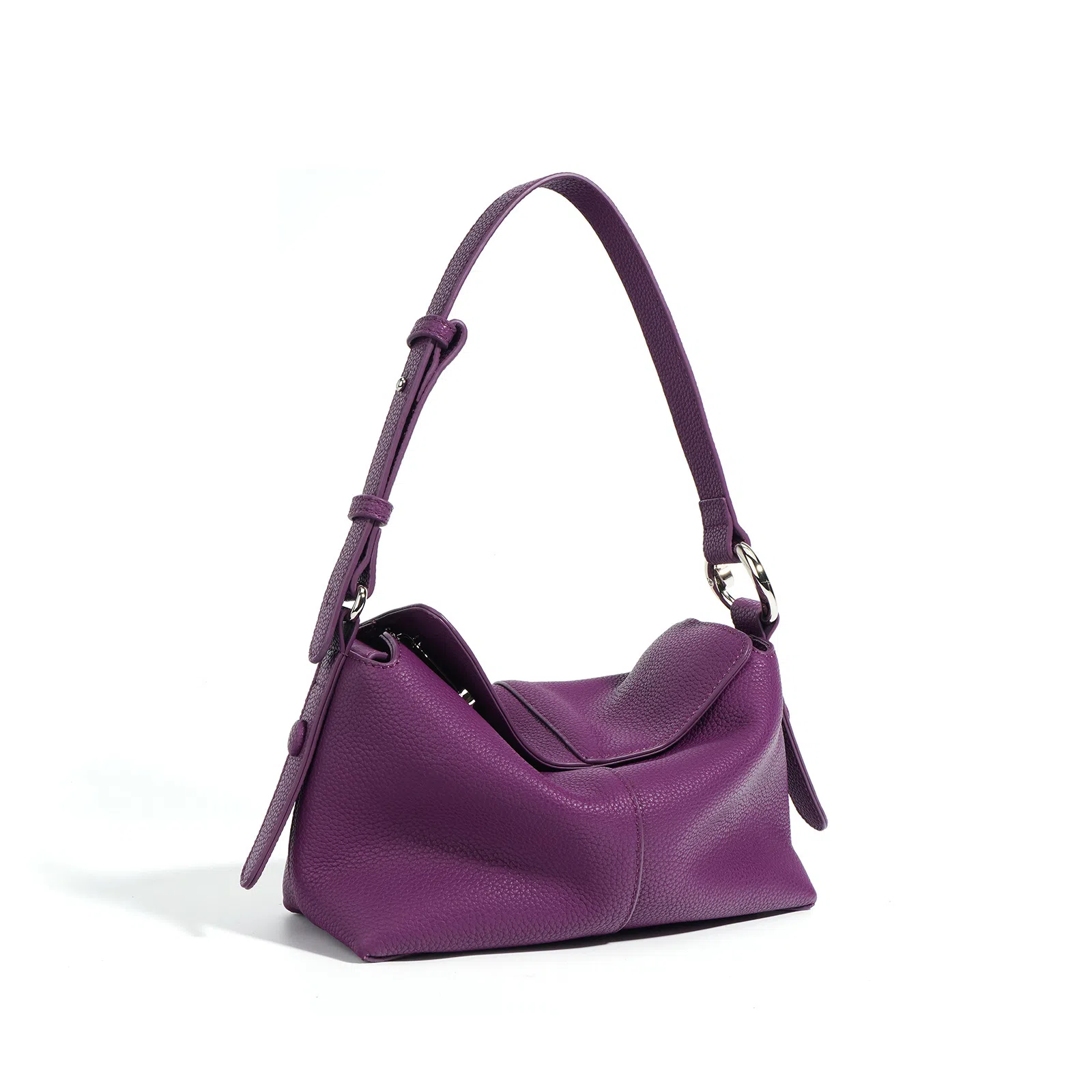 恒源祥 春季新时尚百搭腋下包大气高级感真皮懒惰风软皮托特包复古通勤手提斜挎包 牛皮 单肩包 女款 多色