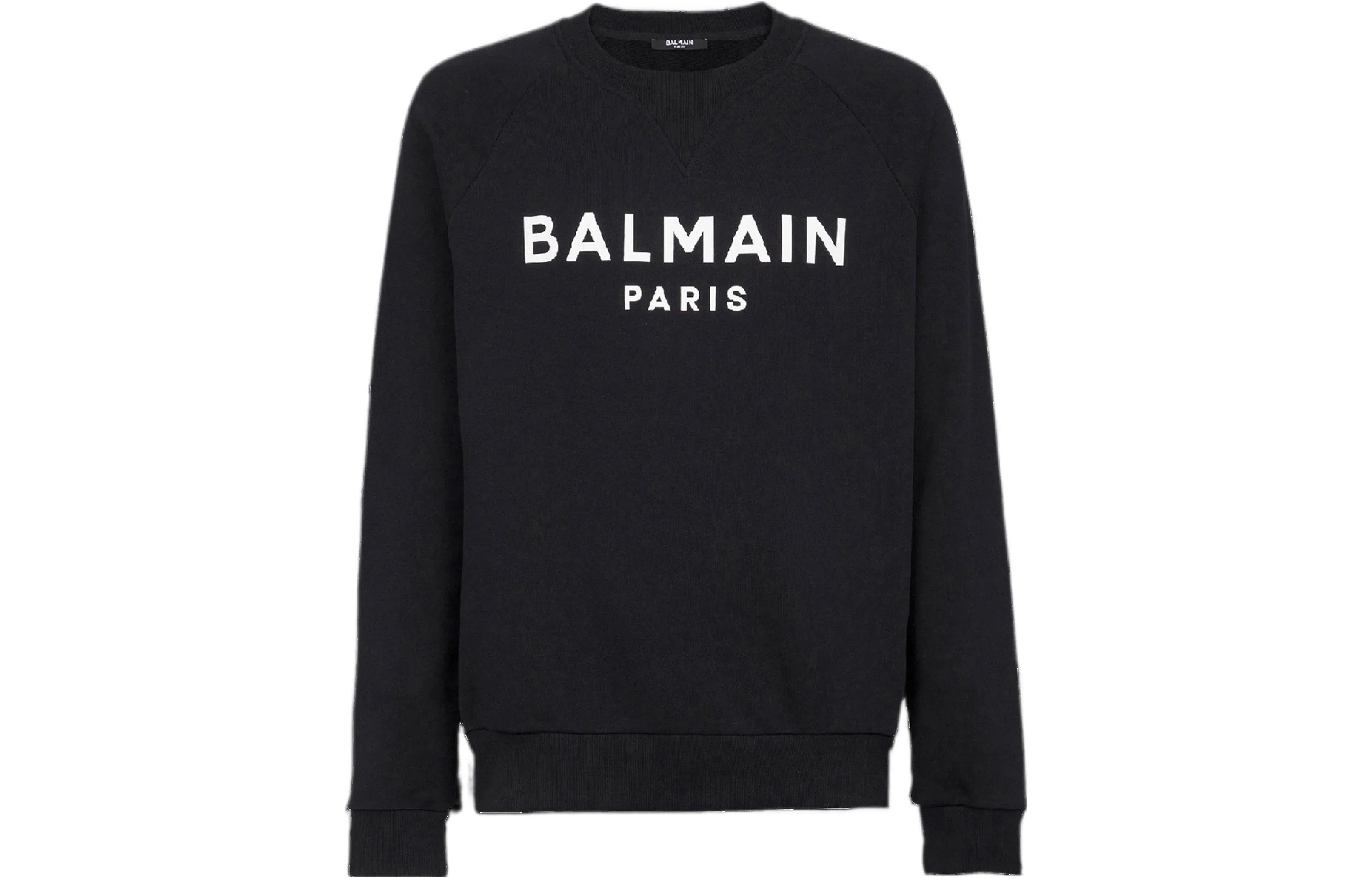 Balmain Logo Crewneck Sweatshirt Black