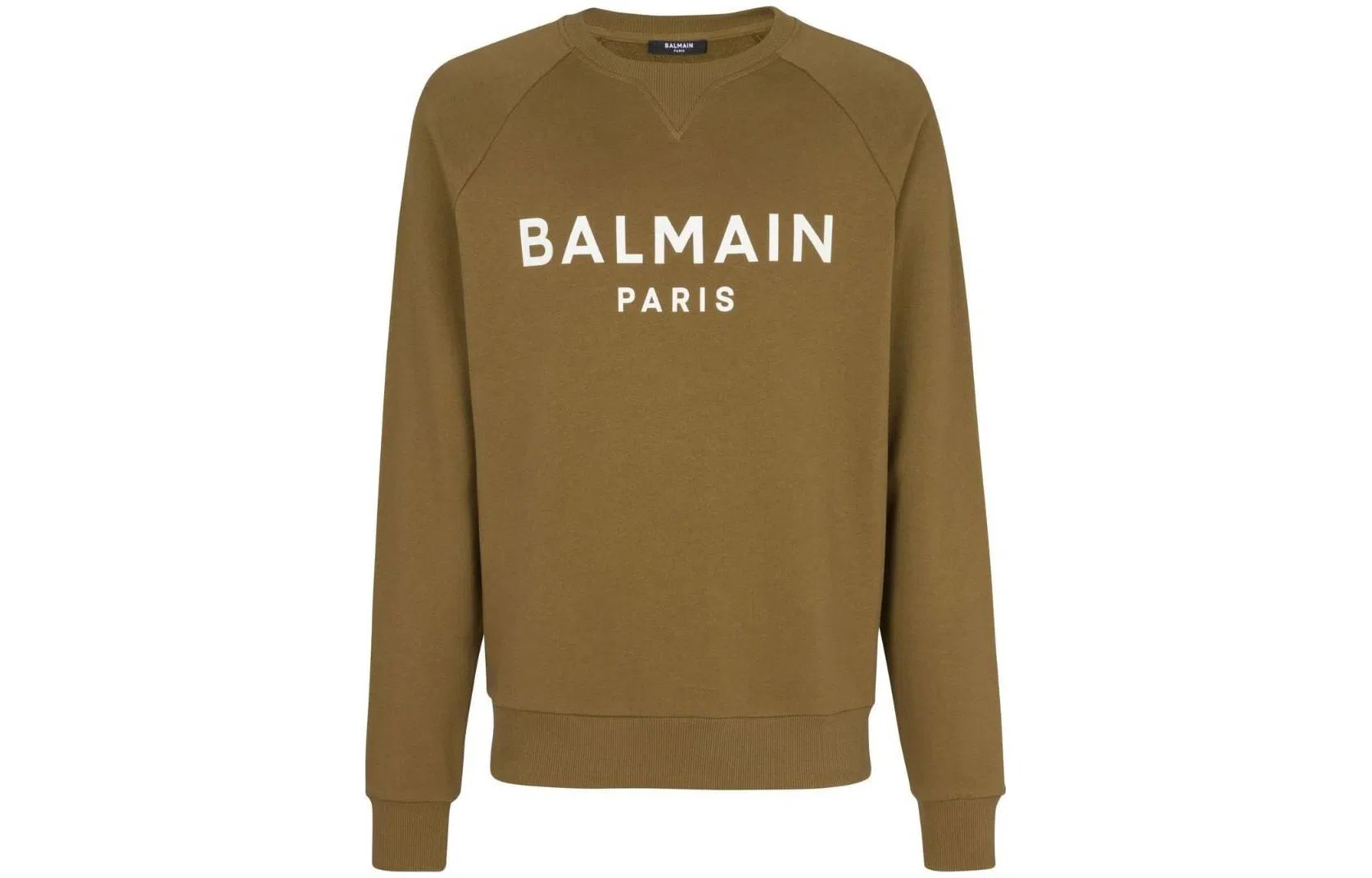Balmain FW22 Logo Crewneck Sweatshirt Brown