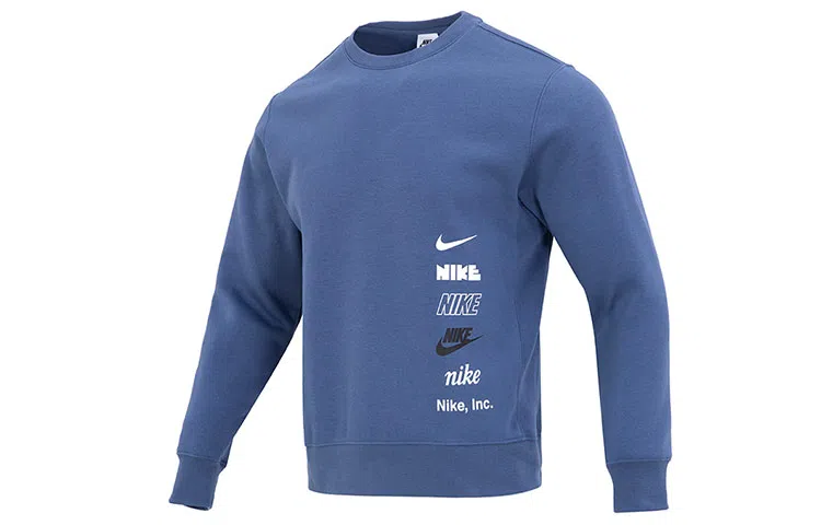 Nike Club+ BB Crew Mlogo Fen Blue