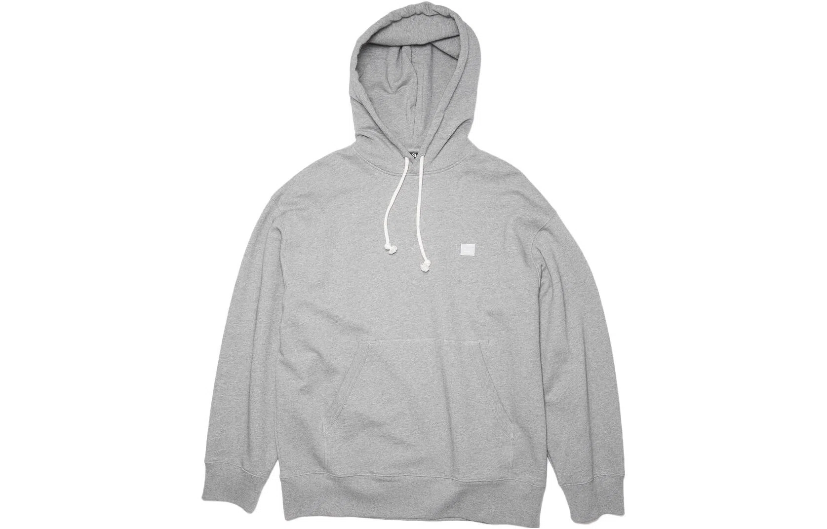 Acne Studios FW22 Face Crewneck Hoodie Gray