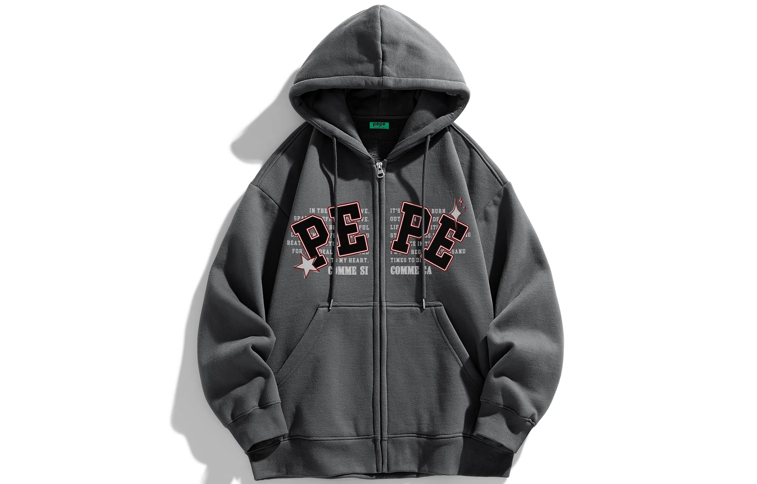 Pepe the Frog Basic Star Logo Hoodie