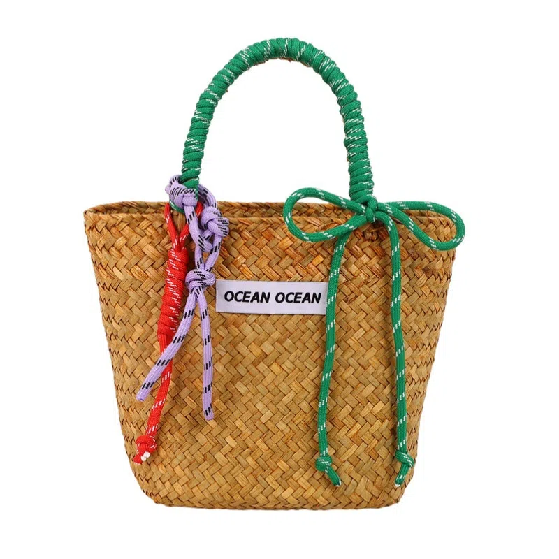 垣途者 简约时尚复古大气 草编 手提包 女款 多色