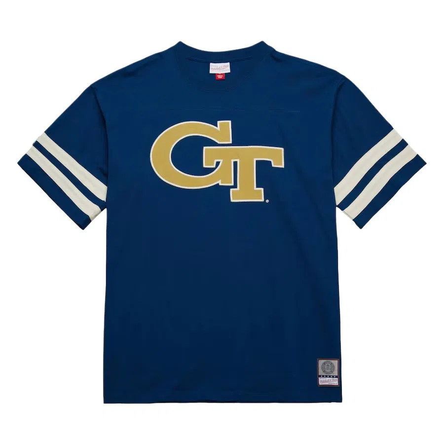 Mitchell Ness x NCAA Georgia Tech Yellow Heavyweight Yoke T