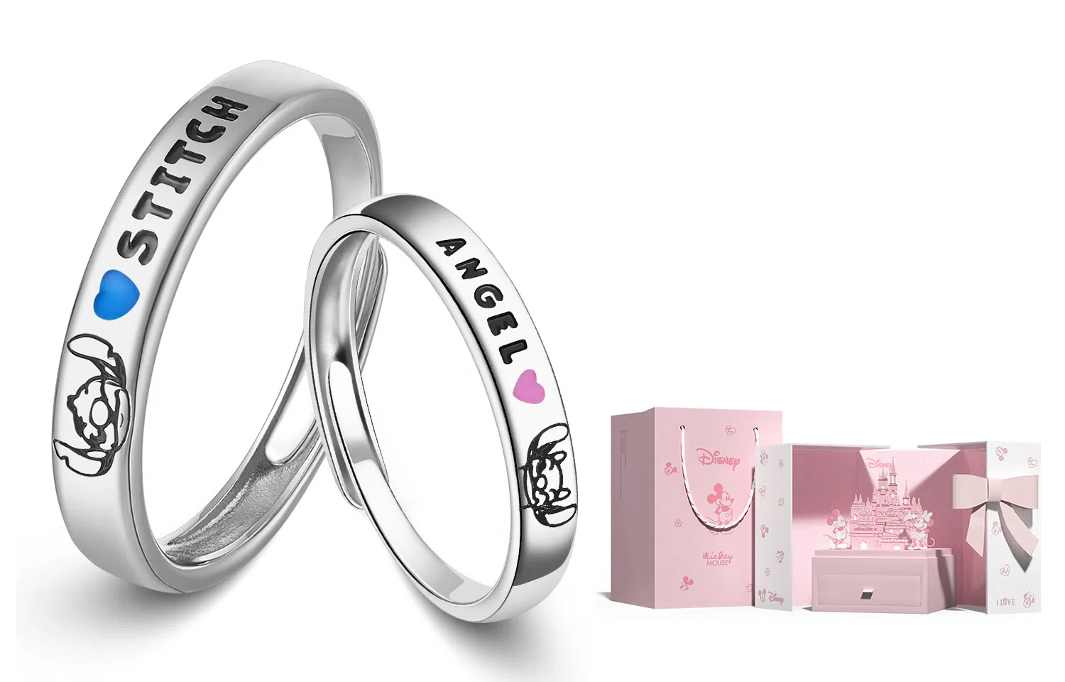 Disney Stitch S925 Silver Ring